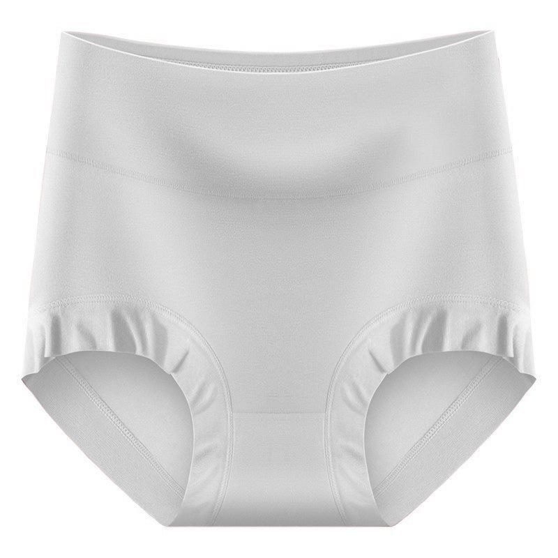 Modal Women's High Waist Tummy Control Plus Size Briefs with Antibacterial Crotch
