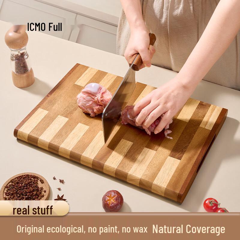 Kemando Craftsman Ebony Wood Double-Sided Chopping Board 360x240x30mm