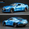 Model de mașină model GTR Nismo la scară 1/32, mașină de jucărie cu tragere înapoi cu sunet și lumină pentru copii, copii mici, băieți, fete, colecție de cadouri