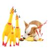 1pcs 17cm Screaming Chicken Squeeze Sound Toy Pets Dog Toys Product Shrilling Decompression Tool Squeak Vent Chicken