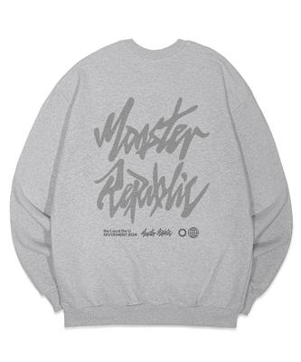 MONSTER REPUBLIC Authentic Logo Light Gray Sweatshirt Gray_8124