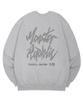 MONSTER REPUBLIC Authentic Logo Light Gray Sweatshirt Gray_8124