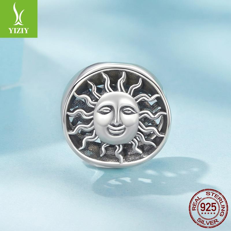 

Helios Guardian Beaded Diy Bracelet Accessories Cross-Border S925 Sterling Silver Jewelry Loose Beads