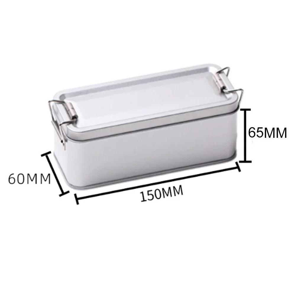 

Metal tin silver black flip top storage box tool box coin candy key business card storage box with lid food tin box storage jar