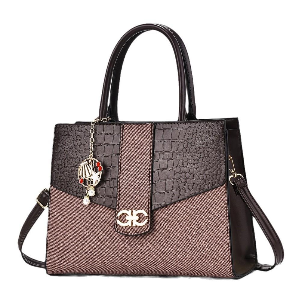 Stylish New Stone Pattern Cute Handle Bag With Large Capacity For Practical Ladies