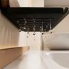 Without Holes Drilled Wall-Mounted Shelf Large Capacity Washroom Storage Shelf  Household