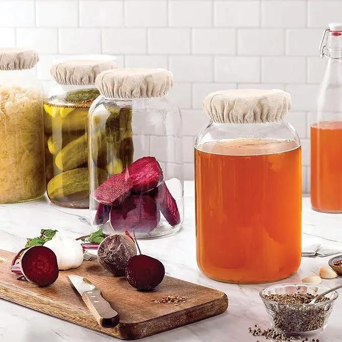 Thickened cotton fermentation glass jar cover