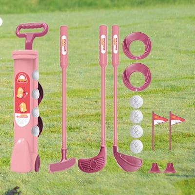 İç ve Dış Mekan Eğlencesi için Tutucu Çantalı Çocuk Golf Oyun Seti