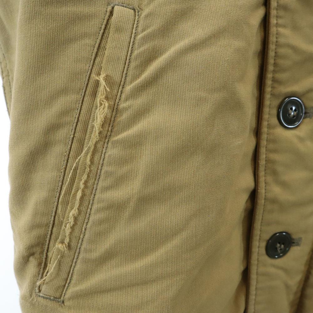 NAVY DEPARTMENT Toyo Enterprise N-1 Deck Jacket S Yellow Beige Men's Used