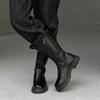 Boots Men's American Martin Boots Heightened Chelsea Boots High Top Knights Boots 71785-J