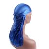 Unisex Menn Kvinner Bandana Durag Hodeplagg Hodeplagg Silke Piratlue Wrap Hatter