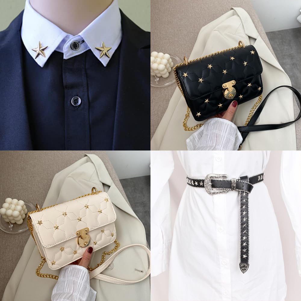 Samcos Star-Shaped Pin Badges, Cosplay Props, Set of 10, Cute, Creative, Unique Metal Badges, Portable, Anya Cosplay, Spy x Family Cosplay, Grade