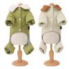 Thick and Warm Four Leg Dog Jumpsuit Puppy Small Dog Clothes Coat Jacket Yorkshire Pomeranian Poodle Bichon Pet Clothing Rompers