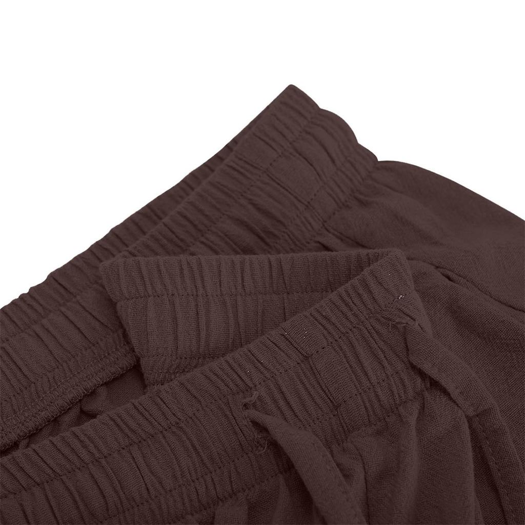Women's Fashion Color Drawstring Elastic Pocket Straight Leg Casual Pants