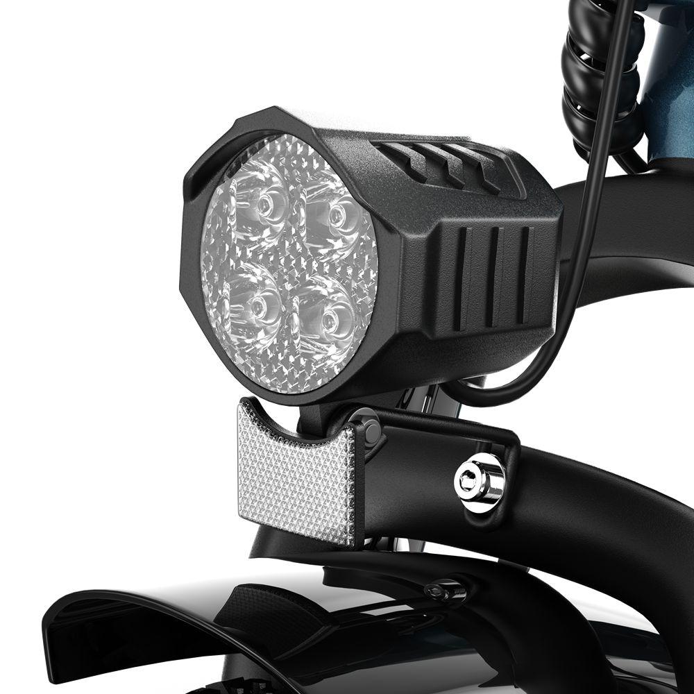 Vélo Électrique Pixar F2 Moteur 250W Pneu 20"x4.0" Vélo Électrique Pliable Ville 7 Vitesses Freins à Double Disque 48V 15Ah Suspension Fourche Avant