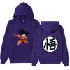 Dragon Ball Son Goku Anime Pattern Hoodie for Men Women Autumn Winter Loose Casual Long Sleeve Hooded Pullover Street Fashion Sweatshirt