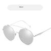 Retro Double Bridges Sunglasses  Men Luxury Brand Designer High Quality Metal Sun Glasses Fashion Women Round Glasses Uv400