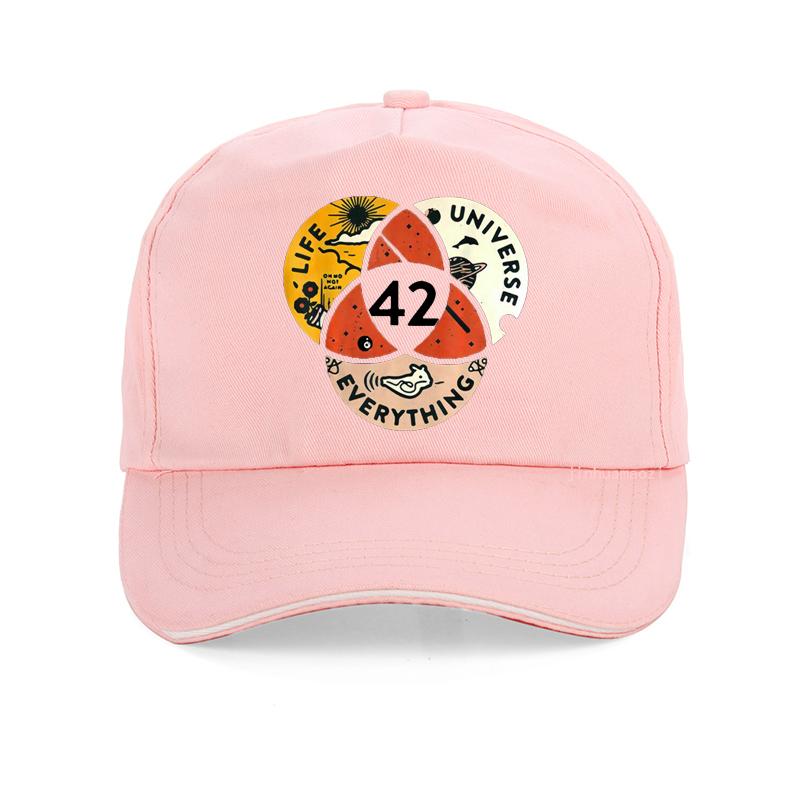 Unisex 42 The Answer To Life The Universe And Everything Douglas Adams Men Baseball Cap Summer Women Sunhat