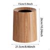 Round Wooden Basket for Entryway, Home, Yard, Hotel