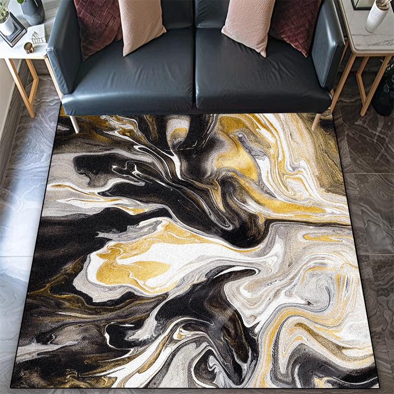 Modern Abstract Marble Carpet Large Living Room 200x300 Home Rugs for Bedroom Luxury Entrance Door Mat Non-slip Machine Washable