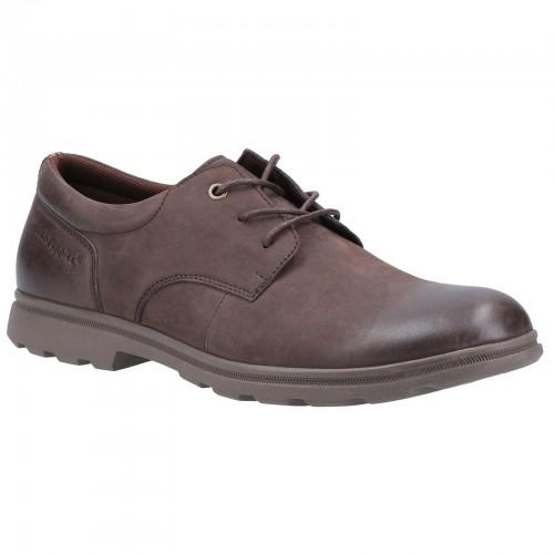 Sapatos Derby de Couro Trevor Hush Puppies 6 UK castanho