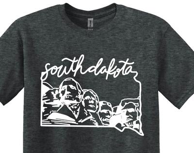 South Dakota Map Shirt, Family Trip Tee, Mount Rushmore