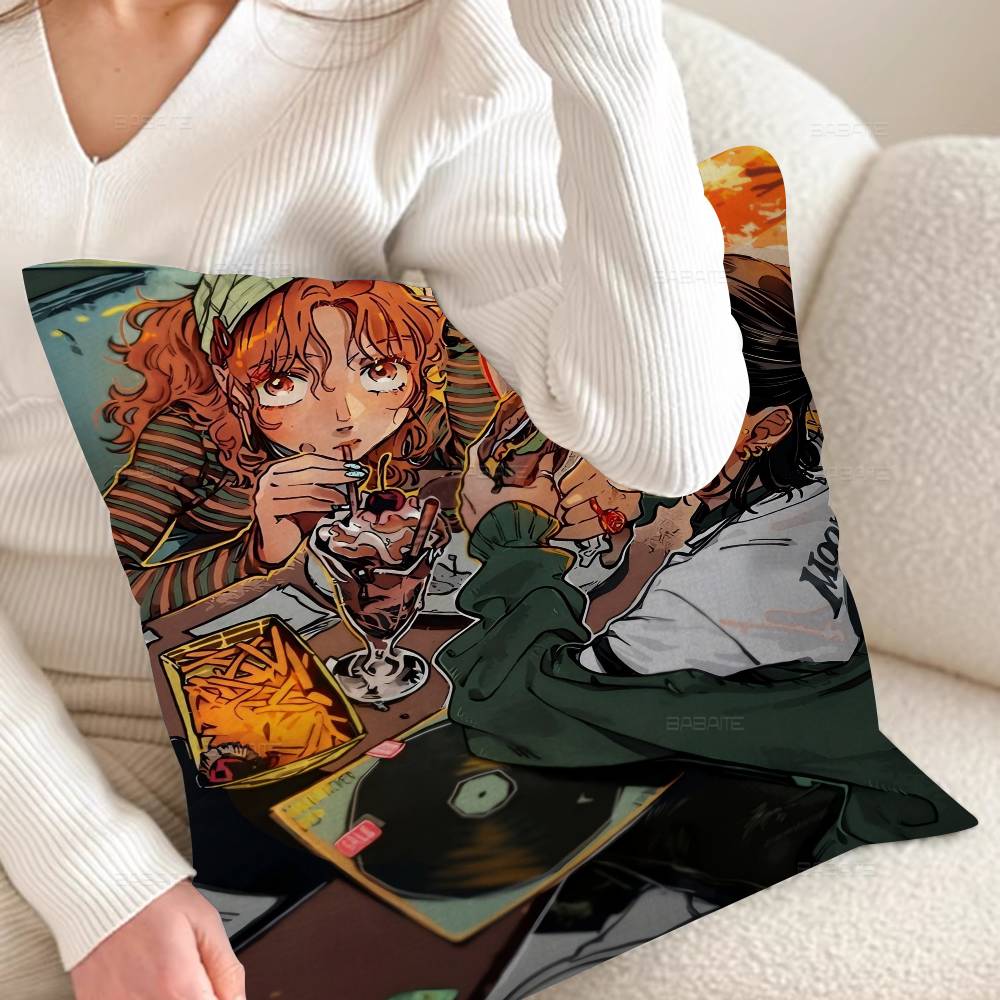 Manga TThe GGuy SShe WWas IInterested IIn WWasn Anime Cushion Cover Decorative Pillow Sofa Home Decor Case Pillow Cases