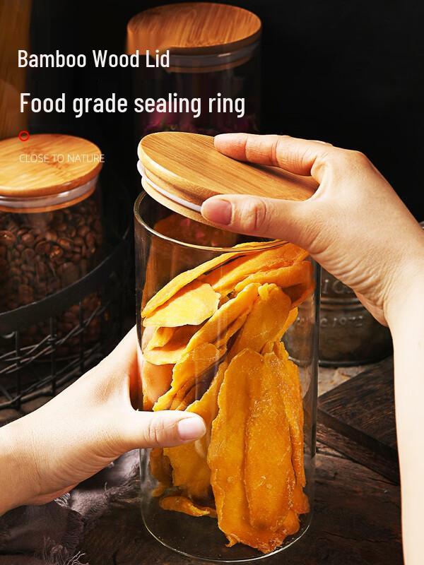 Transparent Strong-Seal Tea Canister