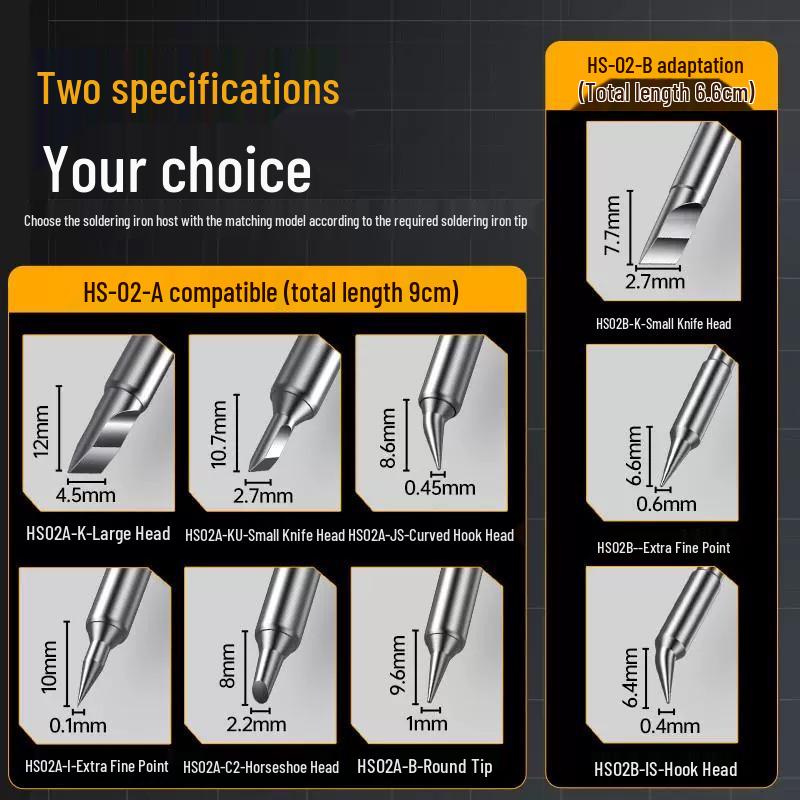 FNIRSI HS-02 100W Smart Electric Soldering Iron - Portable Constant Temperature Pen for Household Repair/Welding.