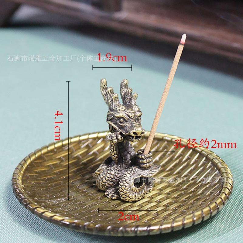 

Миниатюрные Фигурки Животных Держатели для Благовоний Винтажная Латунь Мини-Животные Статуэтки Настольные Украшения Домашний Декор Фэн-Шуй Поделки