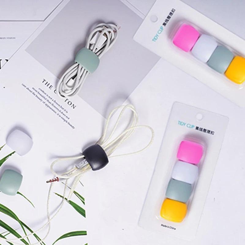Travel Charge Cable Protectors Data Cord Clip Decoration, Earphone Charging Cables Storage Buckle Organizer 20, 15, 10, 5 ,1Pcs