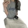 In the summer of 2026, the new Korean version of the letter-printed round neck loose casual versatile short-sleeved T-shirt women's top trendy ins