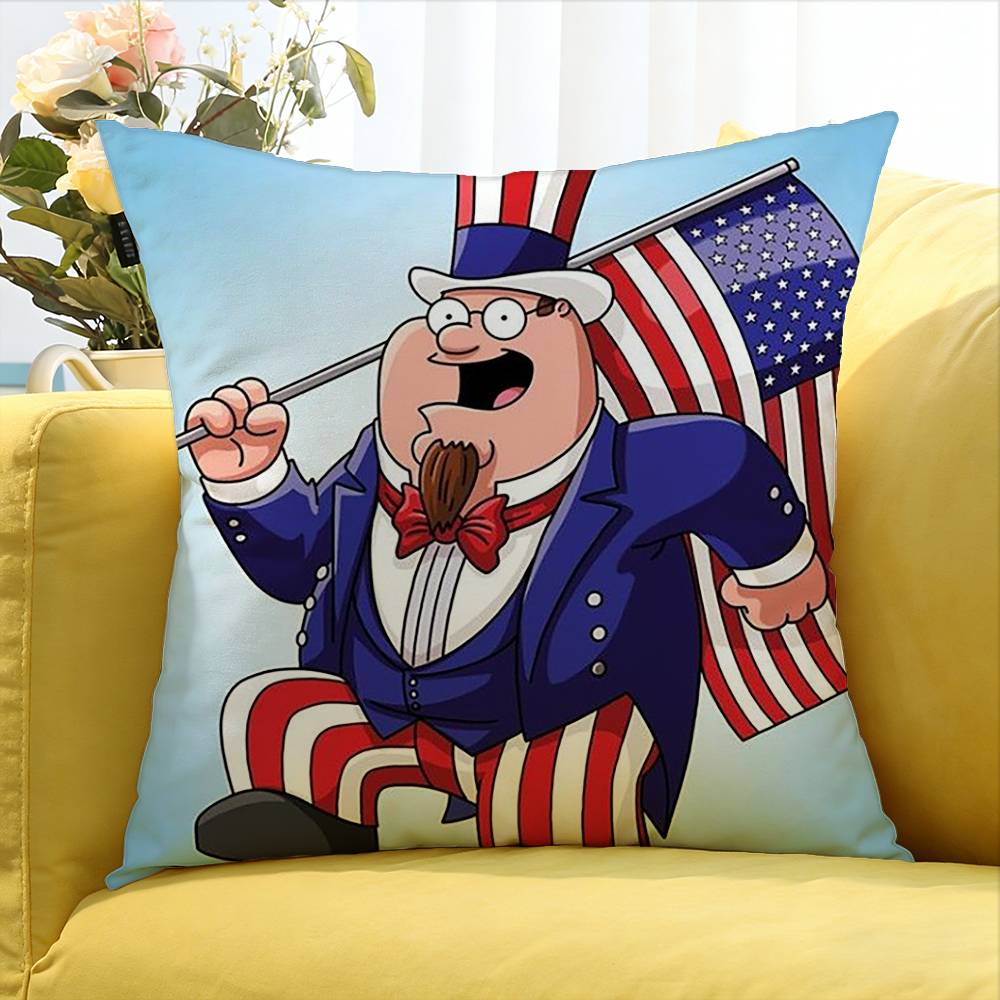 Guy PPeter GriffinS Various Sizes Square Pillow Case For Car Home Bedchamber Decor
