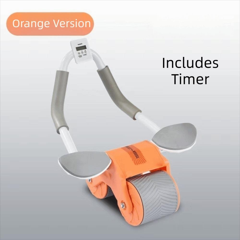 Elbow Support Ab Roller Wheel Automatic Rebound Fitness Equipment Core Strength Training