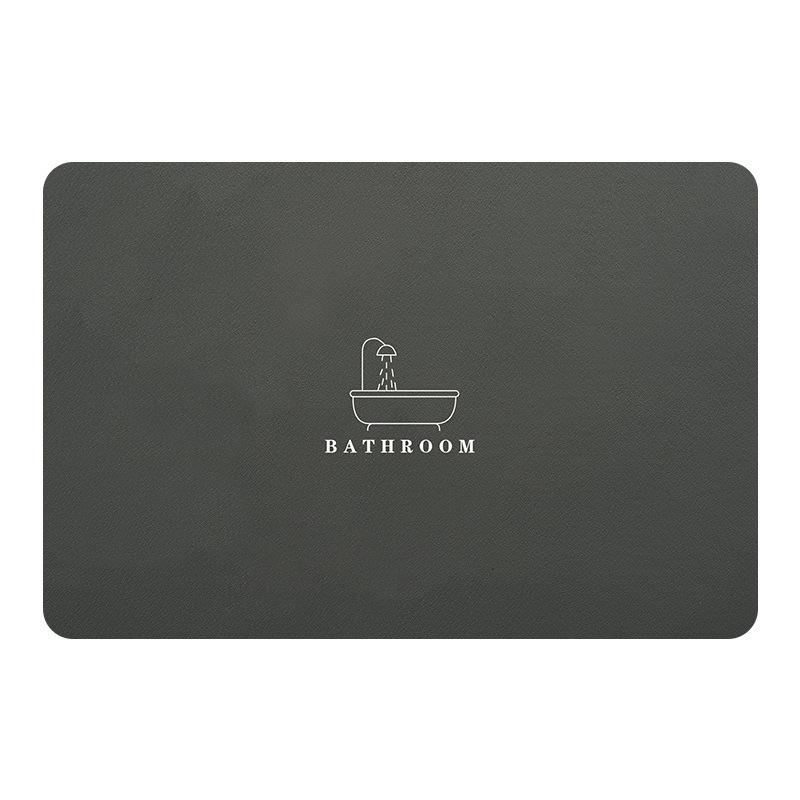Diatom Mud Minimalist Bathroom Non-slip Mat Toilet Absorbent Mat Toilet Bathroom Quick Drying Foot Mat Toilet Door Mat
