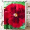 Underwater Friends Shower Curtain Waterproof Fabric Bath Room Decor for Kids Bedroom Gift Present (84 X 72 Inches) Red Blue Octo
