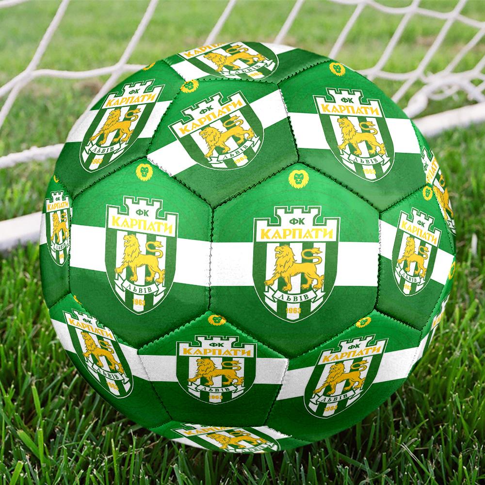 Karpaty Lviv Indoor Soccer Ball Size 5 Colorful All Ages Machine Stitched PVC Competition Ready Durable High-Bounce