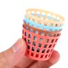 5pcs 1/12 Dollhouse Miniature Clothes Storage Basket Dirty Laundry Basket Home Bathroom Decorative Accessories