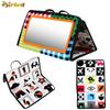 Foldable Car Mirror Toy for Backseat Amusing Distorting Mirror Hanging Pendant