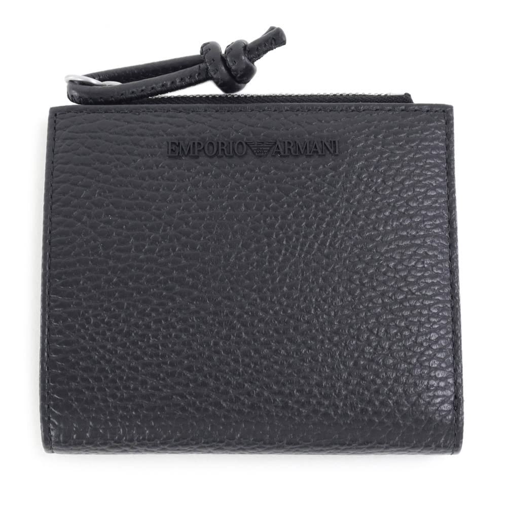 Folding Black Y068E 80001 23AW [Emporio Armani] Men's Wallet, Wallet, (Y4R262 BLACK) [Used]