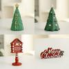 Handicrafts Christmas Tree Decoration Set Resin Mini Christmas Tree Desktop Ornaments  Office