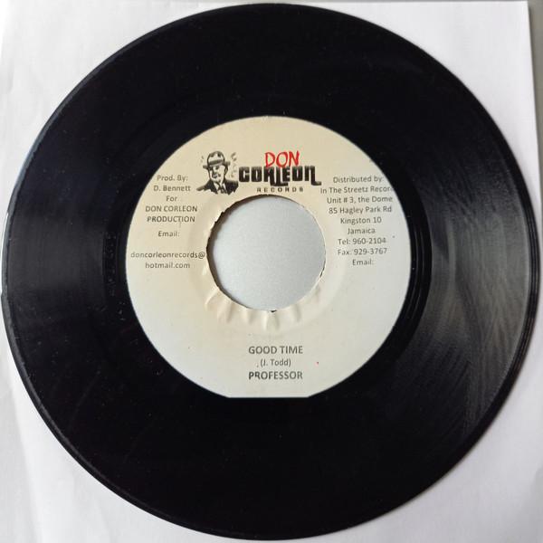 

7inch Record PROFESSOR 9 Good Time NONE Don Corleon Rec 2010 Jamaica Reggae Ska Dub Used