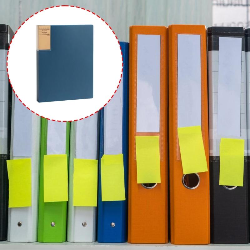Presentation Folder with 60/80/100 Pocket Display Folders for School Presentations Insurance Financial Documents