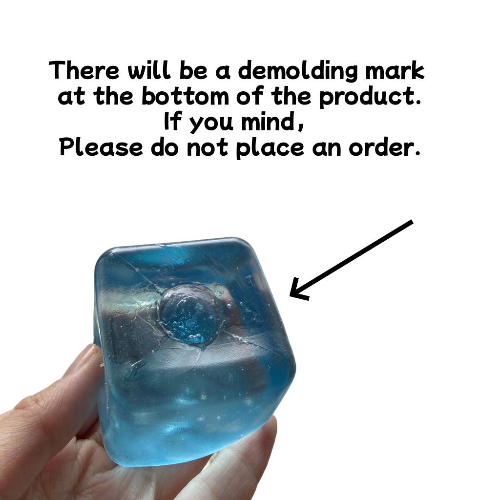 Eiswürfel Langsam Rückprallend Squishy Weich Knetspielzeug Stressabbau Sensorisches Fidget Für ADHS Kinder Erwachsene