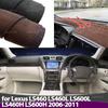 Suede Leather Dashmat Dashboard Cover Pad Black Dash Mat Carpet for Lexus LS460 LS460L LS600L LS460H LS600H 2006-2011