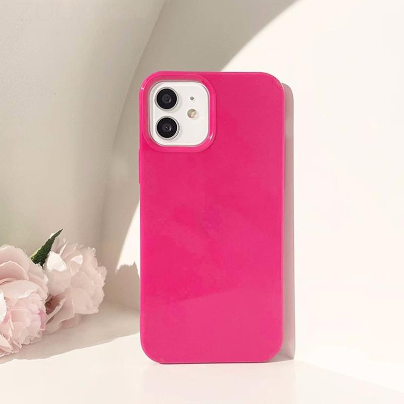 Husă Telefon TPU Jelly 15 Este Potrivită pentru Apple 14Promax Fashion 13 Lucioasă Gaură Mare 16Pro Husă Protectoare