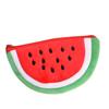 Watermelon Change Pouch Cute Fun Design Soft Plush Mini Purse for Lipsticks Earbuds Charging Cable