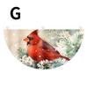 1Pcs Christmas Outdoor Polyester Fan-shaped Flag Christmas Decor for Home Cristmas Drop Ornament Xmas Gift New Year