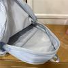 Striped Backpack, Student Schoolbag, Commuter Large-capacity Backpack