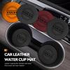 2pcs Suede Car Coaster Water Cup Drink Holder Mat Anti-Slip Pad For Volvo XC60 XC90 S60 S80 V60 C70 S40 C30 V90 V60 C40 XC40 V70